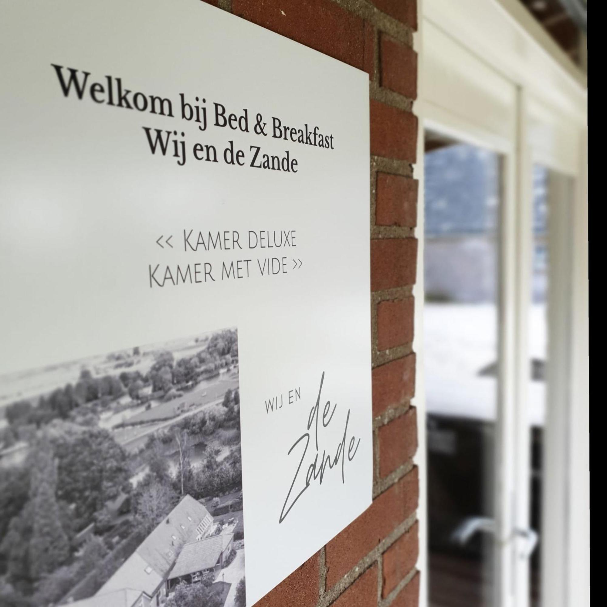 Bed And Breakfast 'Wij En De Zande' - Kamer Met Vide Kamperveen Exterior photo